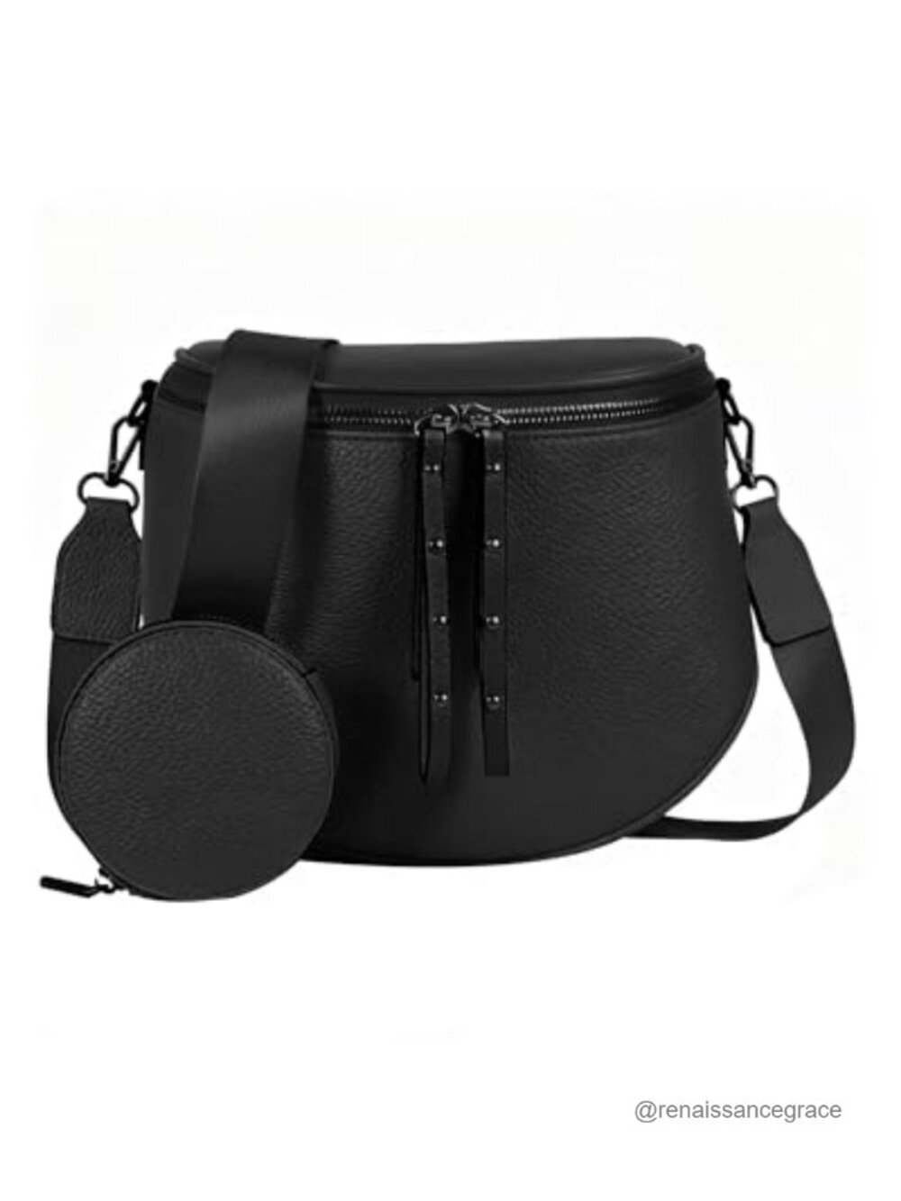 Crossbody Bags for Women Large Vegan Leather Trendy Bum Bag Sling